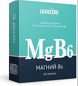 Купить lekolike (леколайк) магний b6, таблетки 60шт бад в Заволжье