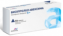 Купить бисопролол авексима, таблетки покрытые пленочной оболочкой 5 мг, 60 шт в Заволжье