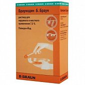 Купить браунодин б.браун, раствор для местного и наружного применения 7,5%, флакон 100мл в Заволжье
