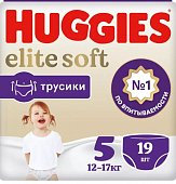 Купить huggies (хаггис) трусики elitesoft 5, 13-17кг 19 шт в Заволжье