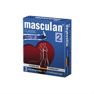 Купить masculan-2 (маскулан) презервативы классик с пупырышками 3шт в Заволжье