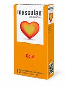 Купить masculan (маскулан) презервативы золотого цвета gold 10 шт в Заволжье