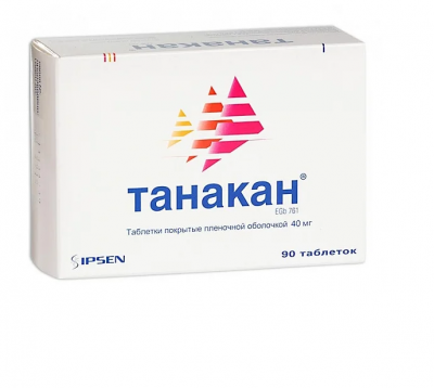 Купить танакан, таблетки, покрытые пленочной оболочкой 40мг, 90 шт в Заволжье