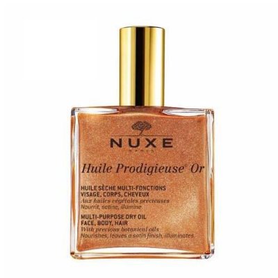 Купить nuxe prodigieuse (нюкс продижьёз) масло сухое мерцающее для лица, тела и волос 100 мл в Заволжье