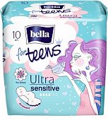 Купить bella (белла) прокладки for teens ultra sensitive супертонкие 10 шт в Заволжье