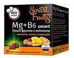 Купить smart fruits (смарт фрутс) mg+b6 смарт, пастилки жевательные 30шт бад в Заволжье