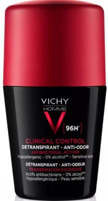 Купить vichy clinical control (виши) дезодорант-антиперспирант для мужчин 96 ч 50 мл в Заволжье