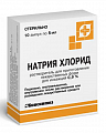 Купить натрия хлорид, растворитель для приготовления лекарственных форм для инъекций 0,9%, ампулы 5мл, 10 шт в Заволжье