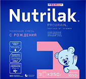 Купить нутрилак премиум 1 (nutrilak premium) 2 молочная смесь адаптированная с рождения, 1050г в Заволжье