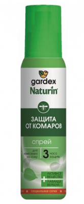 Купить гардекс (gardex) натурин спрей от комаров, 110мл в Заволжье