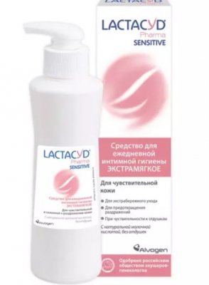 Купить lactacyd pharma (лактацид фарма) средство интимной гигены для чувствительной кожи сенситив 250 мл в Заволжье