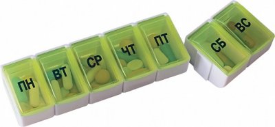 Купить таблетница пилюля (контейнер) для лекарственных препаратов трансформер на неделю в Заволжье