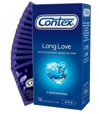 Купить contex (контекс) презервативы long love продлевающие 12шт в Заволжье