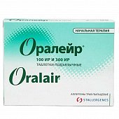 Купить оралейр, таблетки подъязычные 100ир 3 шт + 300ир, 28 шт от аллергии в Заволжье