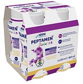 Купить peptamen (пептамен) junior 1.5 смесь с ароматом ванили, 200 мл 4шт в Заволжье