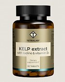 Купить tetralab (тетралаб) ламинарии экстракт с витамином d3, таблетки массой 550мг, 90шт бад в Заволжье