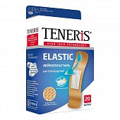 Купить пластырь teneris elastic (тенерис) бактерицидный ионы ag тканевая основа, 20 шт в Заволжье