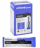 Купить vitime aquastick vision (витайм) аквастик вижн зрение батончик желейный, стик массой 19,4г 10шт бад в Заволжье