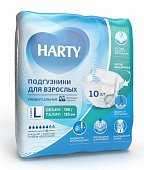 Купить харти (harty) подгузники для взрослых large р.l, 10шт в Заволжье