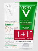 Купить vichy (виши) набор для лица: capital soleil флюид солнцезащитный spf50+, 40мл + normaderm phytosolution гель, 50мл в Заволжье